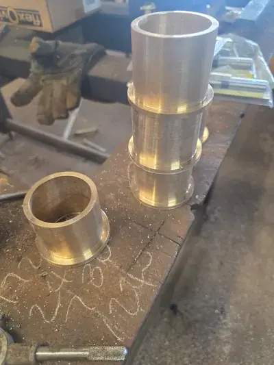 Bronze bushing precision machining